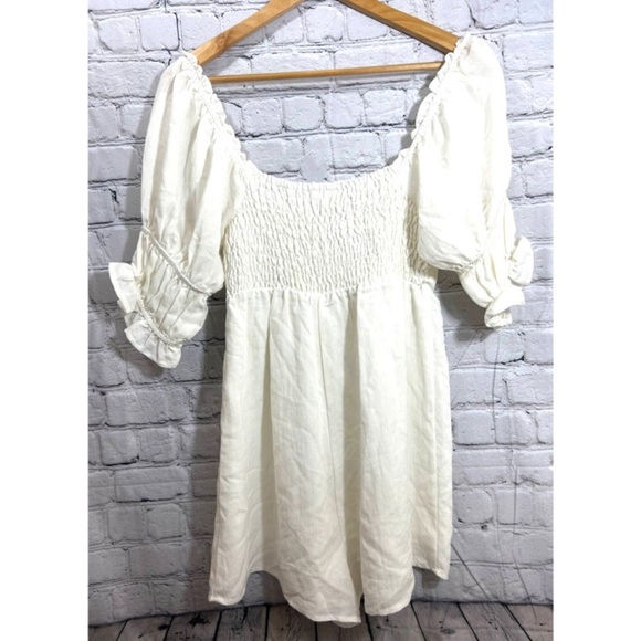 LE LIS Babydoll Mandy Rayon Romper - Picture 11 of 16